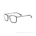 New Europe Style Unisex Full Rim Rectangle Colorful Metal Optical Eyewear